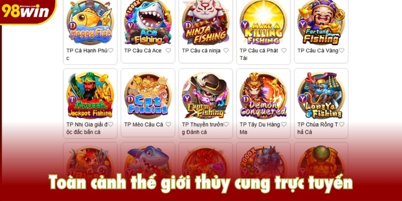 Toàn cảnh thế giới thủy cung trực tuyến