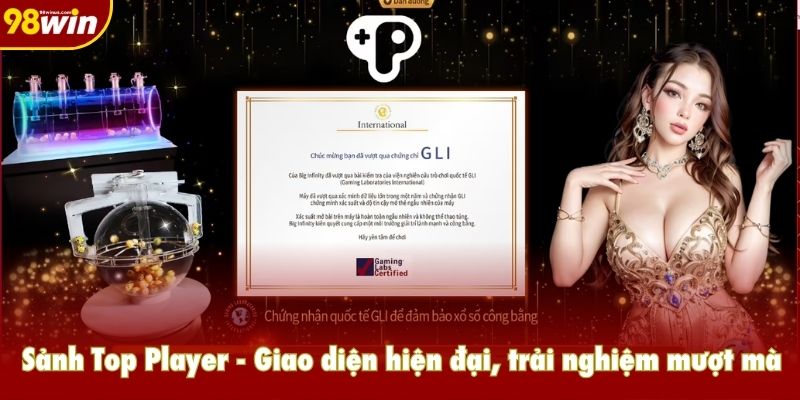 Sảnh Top Player - Giao diện hiện đại, trải nghiệm mượt mà