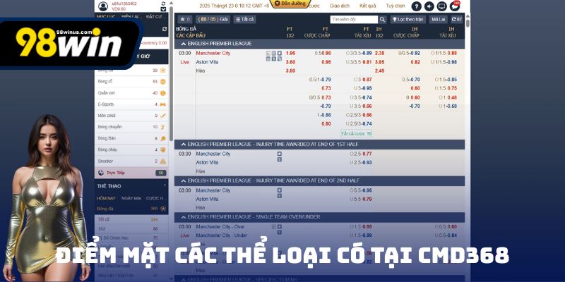 Điểm mặt các thể loại có tại CMD368