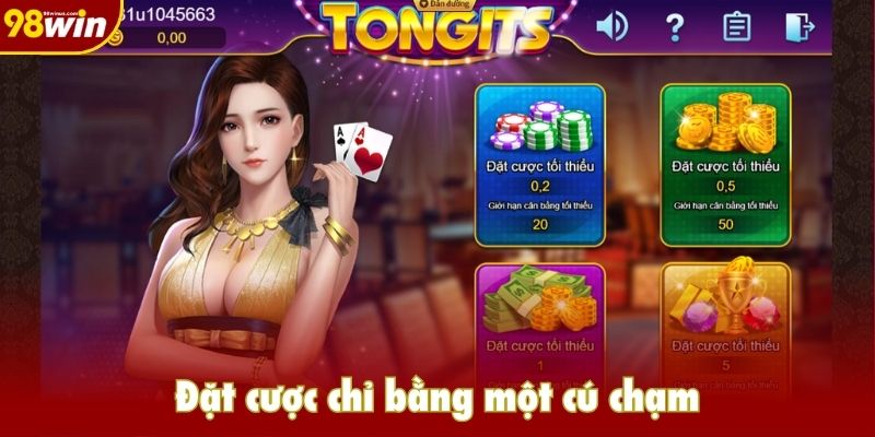 Đặt cược chỉ bằng một cú chạm