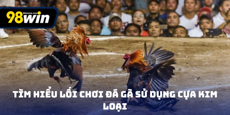 Tìm hiểu lối chơi đá gà sử dụng cựa kim loại